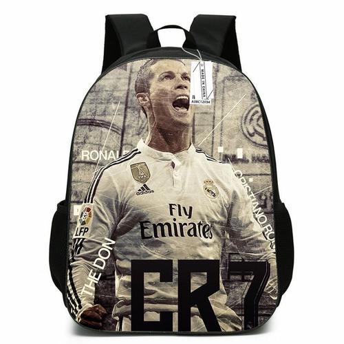 Sac à dos de dessin animé Ronaldo pour enfants, sac d'école léger e... on Productcaster.