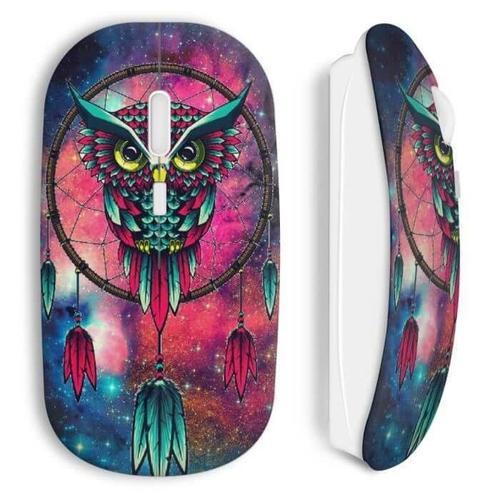 Souris sans Fil Hiboux catch dreamer graphic on Productcaster.