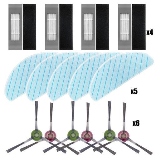 Brosse latérale pour aspirateur ECOVACS Deebot T9 AIVI T9PRO, filtr... on Productcaster.