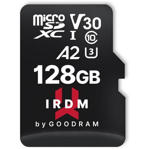 Goodram IRDM UHS-I U3 A2 Micro SD 128GB c/adap on Productcaster.