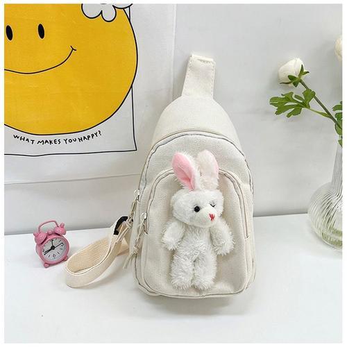 Sac à pendentif de poupée en peluche, sac d'école de dessin animé d... on Productcaster.