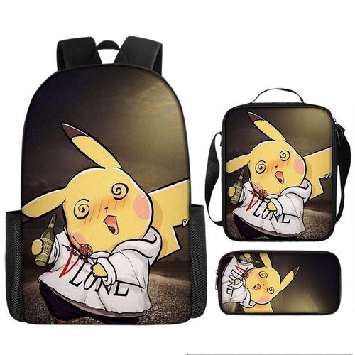 Sac d'école pour étudiants Pokemon Pikachu, périphériques de jeu Po... on Productcaster.