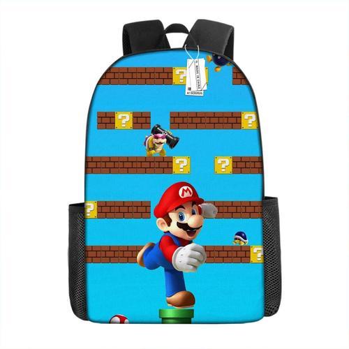 Super Mario 3D modèle Anime sac à dos sac à dos imprimé sac d'école... on Productcaster.