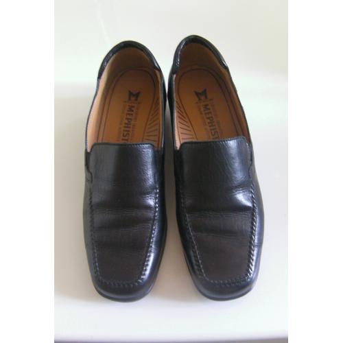 Mocassins Noirs Mephisto - Taille 36 on Productcaster.