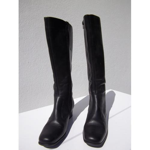 Bottes À Talons, Noires, Taille 37 on Productcaster.