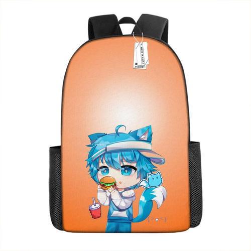 Amazon-2D motif 3D anime dessin animé sac à dos sac d'école imprimé... on Productcaster.