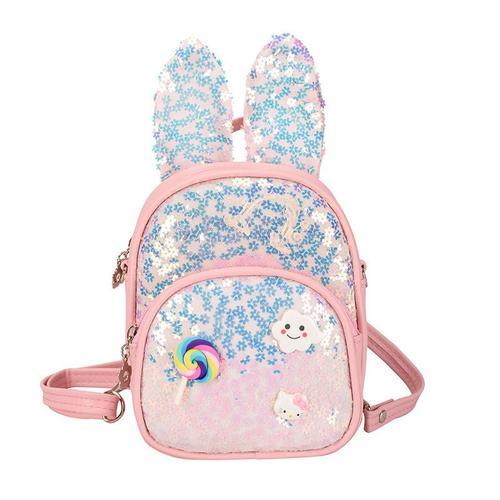 Sac à bandoulière à paillettes oreilles de lapin pour enfants, sac ... on Productcaster.