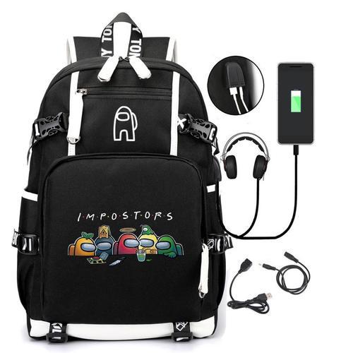 Parmi nous, sac à dos périphérique de jeu, chargement USB, sac à do... on Productcaster.