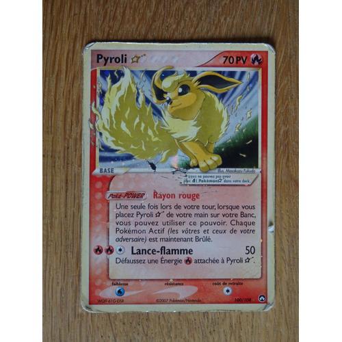 Carte Pokemon Pyroli Star Holo 70 Pv 100/108 on Productcaster.