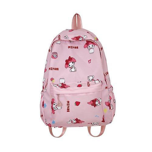 Kuromi sac à dos japonais Simple Junior lycée sac d'école femme gra... on Productcaster.