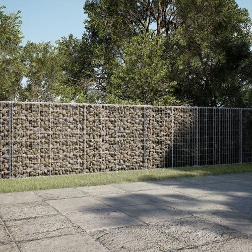 Vidaxl Panier Gabion Avec Couvercle 1100x50x100 Cm Fer Galvanisé on Productcaster.