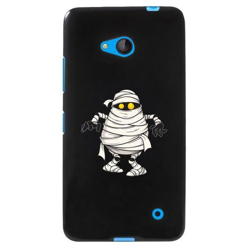 Coque Souple En Gel Noir Pour Microsoft Lumia 640 Avec Impression M... on Productcaster.