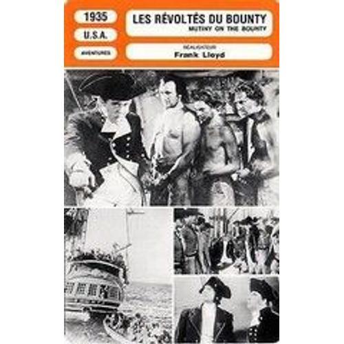 Fiche Monsieur Cinema Les Révoltés Du Bounty (1935) on Productcaster.