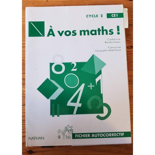 À Vos Maths !, Ce1 - Fichier Autocorrectif on Productcaster.