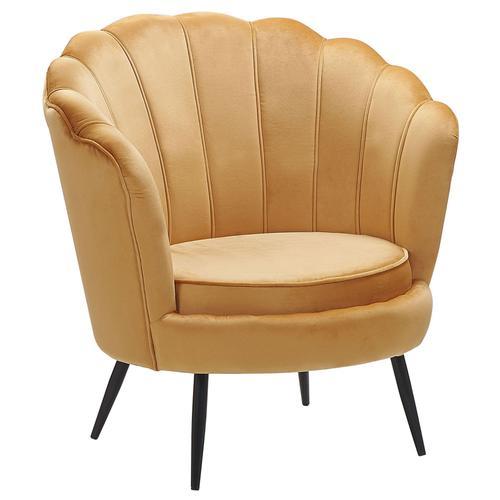 Velours Fauteuil Moutarde Lovikka on Productcaster.