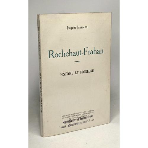 Rochehaut-Frahan - Histoire Et Folklore on Productcaster.