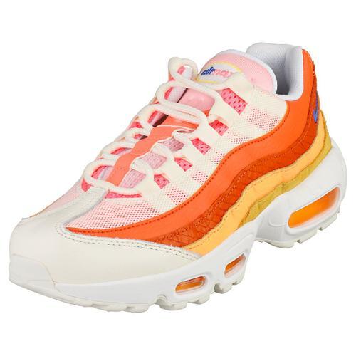 Nike Air Max 95 Femme Baskets Mode Orange Blanc - 38 on Productcaster.