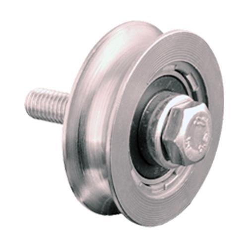 80mm Round groove wheel with 2 ball bearing on Productcaster.