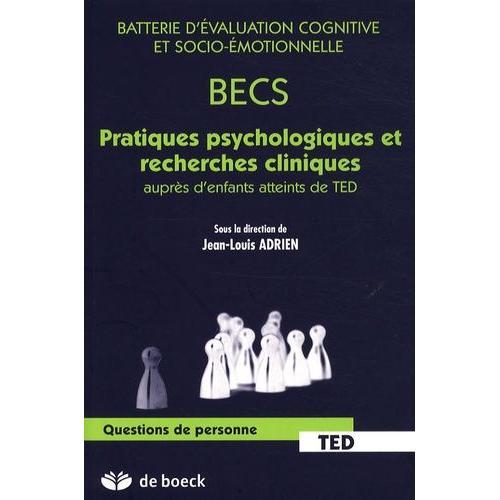 Batterie D'évaluation Cognitive Et Socio-Émotionnelle - Pratiques P... on Productcaster.