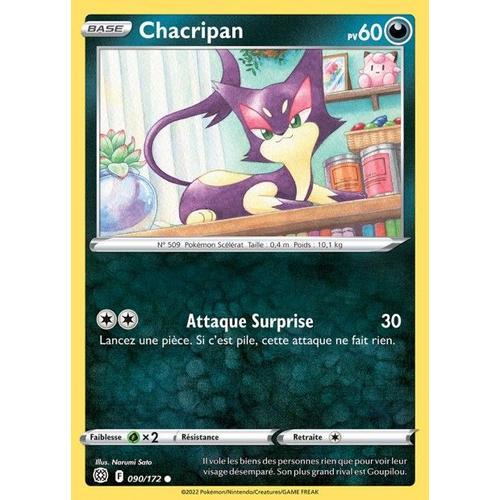 Carte Pokemon - Chacripan - 090/172 - Épée Et Bouclier 9 - Stars Et... on Productcaster.