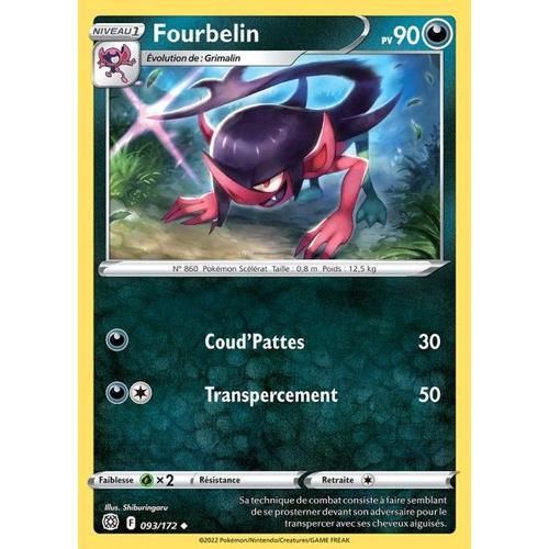 Carte Pokemon - Fourbelin - 093/172 - Épée Et Bouclier 9 - Stars Et... on Productcaster.