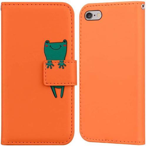 Coque Iphone 6,Coque Iphone 6s,Housse En Cuir 3d Grenouille Dessin ... on Productcaster.