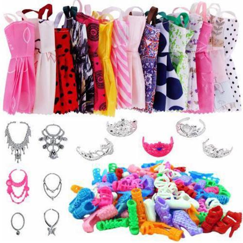 Packs De Vêtements Pour Poupées Barbie, 35 Pièces/Ensemble, Chaussu... on Productcaster.