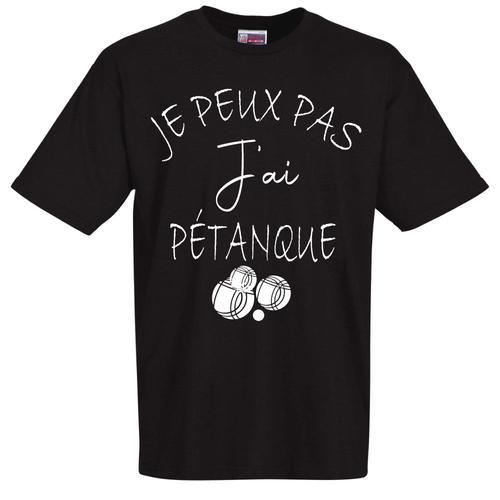 Tshirt Boulistes - Je Peux Pasj'ai Pétanque Tshirt Boulistess Rigol... on Productcaster.