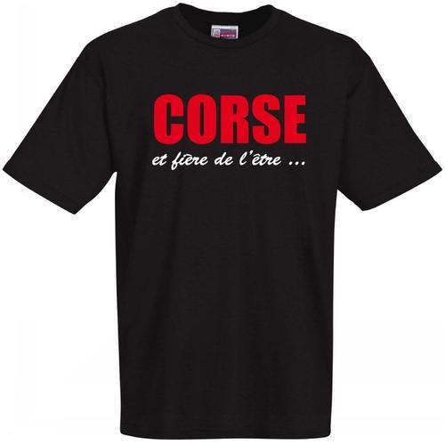 T-Shirt Corse Et Fiere De L'être, Cadeau Fête Des Pères, Fête Des M... on Productcaster.