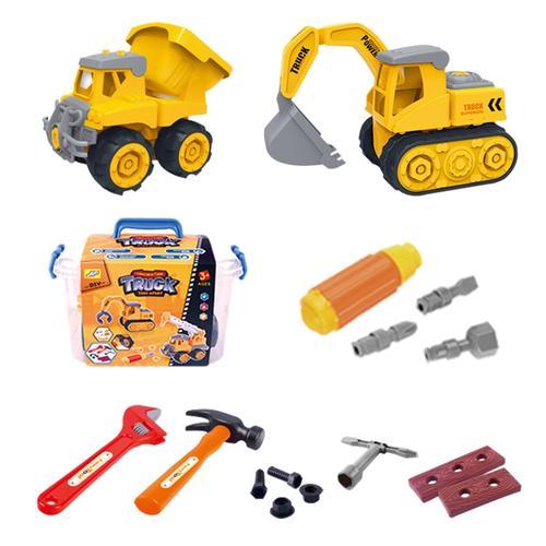 Ensemble De Jouets De Construction, Véhicules De Construction, Cami... on Productcaster.