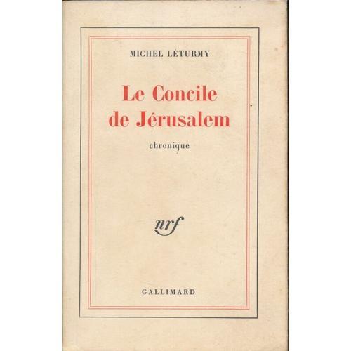 Le Concile De Jerusalem . Chronique. on Productcaster.