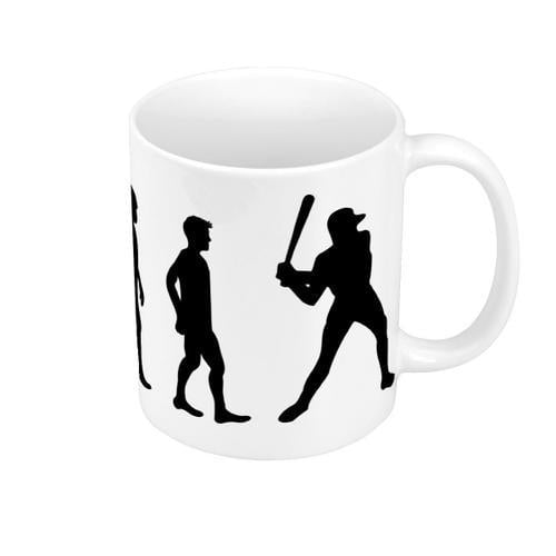 Mug Céramique Evolution Baseball Usa Etats Unis Sport Athlète on Productcaster.