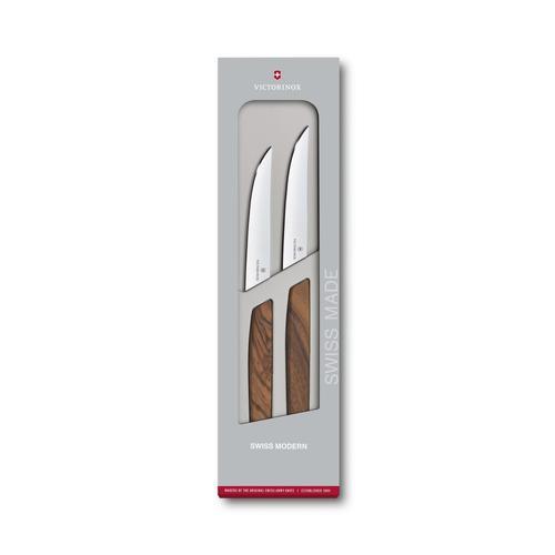 Couteau À Steak Swiss Modern Set De 2 Lames Lisses on Productcaster.