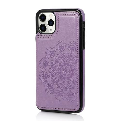 Étui Portefeuille En Cuir Avec Double Boucle Pour Iphone Pour Modèl... on Productcaster.