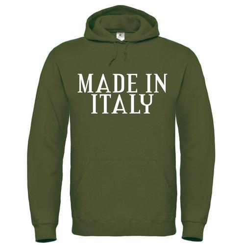 Made In Italy Sweat Homme À Capuche De Très Bonne Qualité Cadeau Fê... on Productcaster.