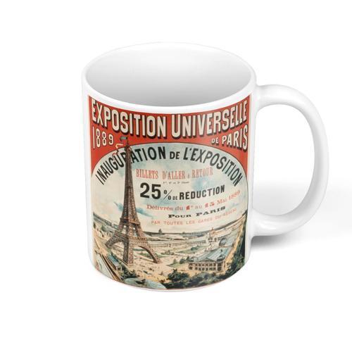 Mug Céramique Exposition Universelle 1889 Paris Affiche Tour Eiffel... on Productcaster.