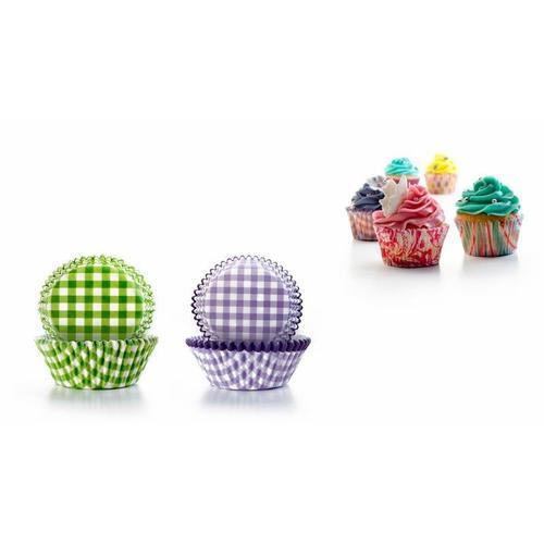 Capsule Cupcake Carreaux (50+50 Pcs) on Productcaster.