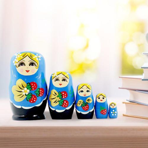 Poupées Russes Matryoshka Emboîtables En Bois, Jouet Pour Enfants, ... on Productcaster.