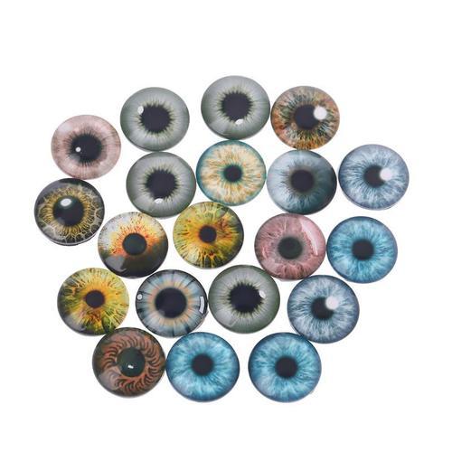 Yeux De Poupée En Verre, 20 Pièces, Bricolage D'Animaux, Boules... on Productcaster.