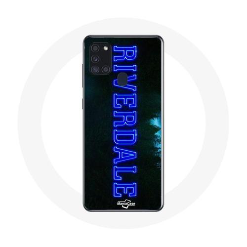 Coque Samsung Galaxy A21s Riverdale Série Logo Bleu on Productcaster.