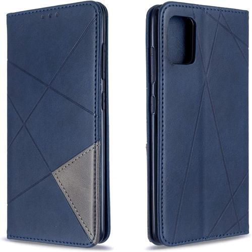 Coque Pour Samsung Galaxy A51, Housse Portefeuille En Cuir Etui De ... on Productcaster.