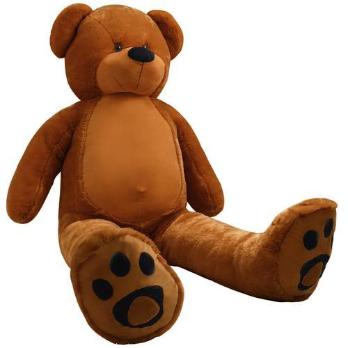 Vercart Ours En Peluche Geant Gros Nounours Brun Teddy Bear Xxl Dou... on Productcaster.