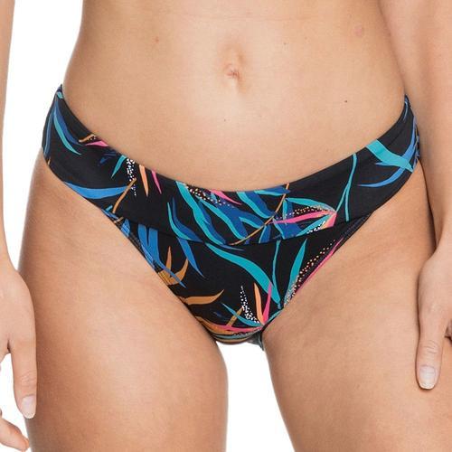 Bas De Bikini Noir/Bleu À Fleurs Femme Roxy Lahaina Bay on Productcaster.