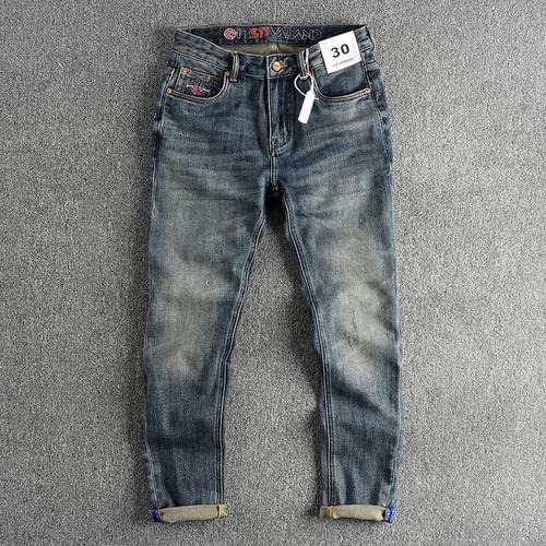 Jeans Longs Déflexpour Hommes,Pantalons Slim,Jambe Droite,Mode Amér... on Productcaster.