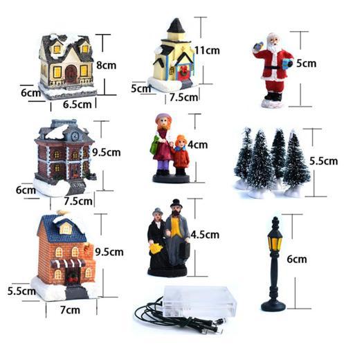 Figurines De Poupées De Noël Pour Enfants, 10 Pièces, Ornement Scin... on Productcaster.