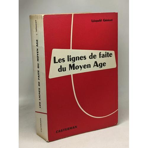 Les Lignes De Faîte Du Moyen Age - 2e Édition Revue on Productcaster.