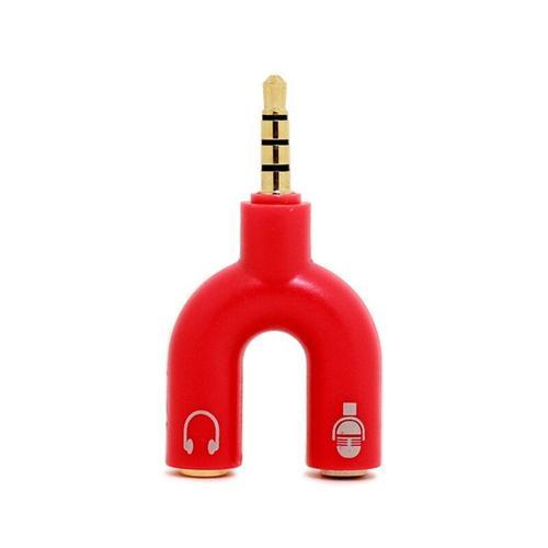 Mini Séparateur Audio U Mâle À 2 Femelles, Adaptateur De Câble Stér... on Productcaster.