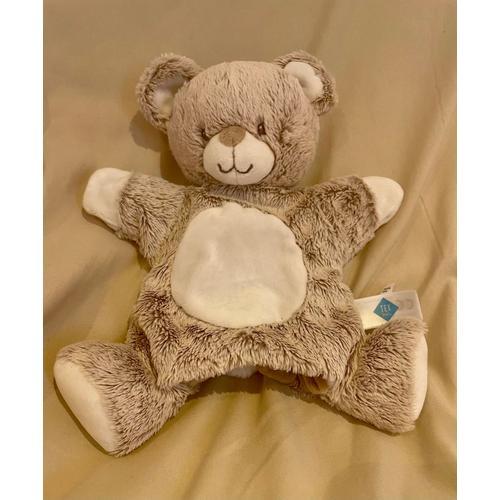 Ours Ourson Tex Baby Marionnette Gris Doudou on Productcaster.