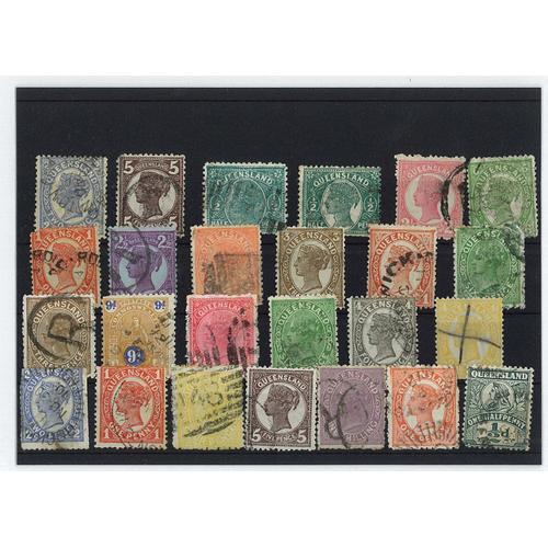 Collection De Timbres Queensland Oblitérés : Qt... on Productcaster.