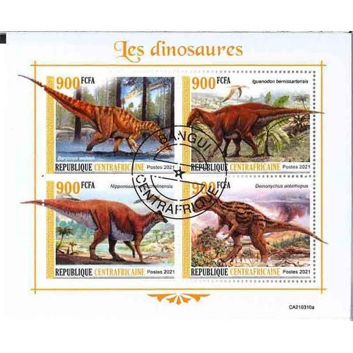 Timbres Thématiques Centrafrique Préhistoriques Oblitérés on Productcaster.